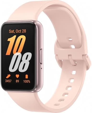 SAMSUNG Galaxy FIT 3 [2024] 1.6" AMOLED Display | 14 Days Battery Life | 100+ Watchfaces | 100+ Exercise Modes | International Model - (Pink)
