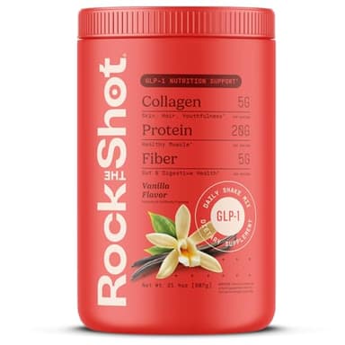 GLP-1 Nutritional Support Supplement, Vanilla 21.4oz – Protein & Vitamin Doctor-Designed Daily Shake for GLP1 Users with Fiber, Collagen & BCAAs, Helps Maintain Nutritional Balance