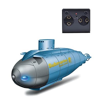 GoolRC Mini RC Submarine, 2.4GHz 6CH Remote Control Boat Remote Control Submarine, Model Electronic Water Toy Boat for Pools, Bathtubs, Water Parks