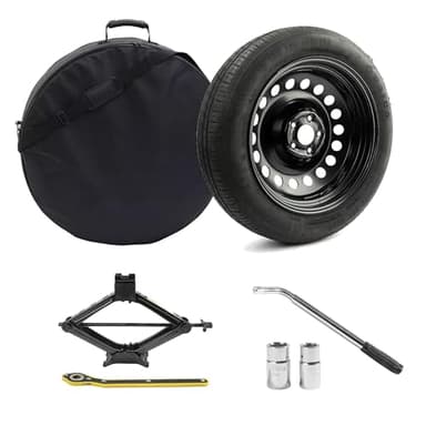 Gleyi Spare Tire Kit Compatible with 2020-2026 Model Y - Includes 18x4 Rim, 155/85R18 Spare Wheel, 28.5” Rolling Diameter, Includes car Jack kit and Spare tire Carrying Case