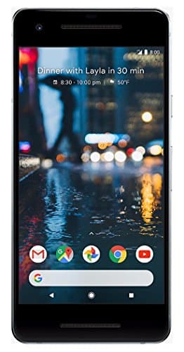 Google Pixel 2 (Factory Unlocked) Google Edition (White, 64GB) (Renewed)