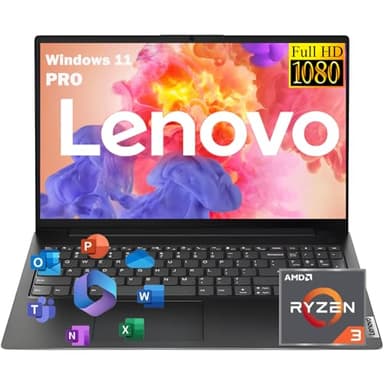 Lenovo 2026 New V15 Laptop for Student & Business, Powerful AMD Ryzen 3 7320U (Beat i7-1065G7), 15.6 inch FHD, 16GB RAM, 512GB SSD, Ethernet Port RJ-45, Windows 11 Pro, Long Battery Life, No Mouse