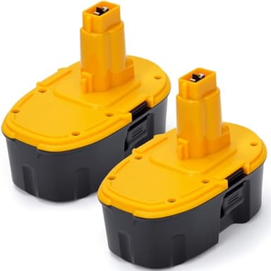 BATWAYPRO Upgraded 18V Replacement Battery for Dewalt 18V XRP Type Tools, 5.0Ah Ni-MH Battery 2-Pack Compatible with DC9096, DC9071, DE9096 DE9098,DW9071, DW9095, DW9096 Power Tools & Chargers