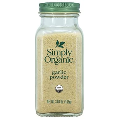 Simply Organic Garlic Powder Certified Organic, 3.64-Ounce Container