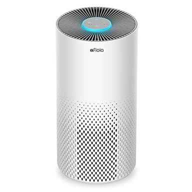 Afloia Air Purifiers for Home Bedroom Large Room Up to 1076 Ft², 3-Stage Filter Cleaner Odor Eliminator, Remove Pets Dust Dander Hair Allergy Mold Pollen Smoke Smell, Quiet 22 dB, 7 Colors Night Light