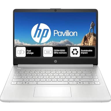 HP 2025 Everyday Laptop | Free Office 365 | Intel Quad-Core Processor | 11.5 HRs Battery | 1TB Cloud Storage with 64GB SSD and 64GB External, 8GB RAM | Copilot AI Windows 11 w/o Mouse