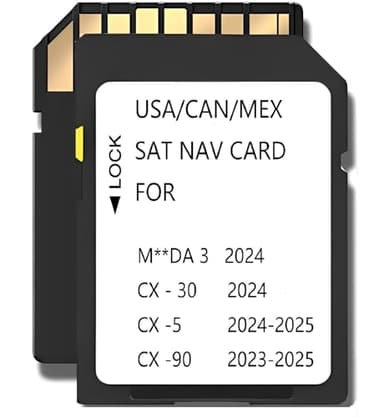 2025 Latest Navigation Memory sd Card Compatible with Maz*da 3(2024), Cx5(2024-2025),Cx30(2024), Cx90(2023-2025),(NAVISD2325)
