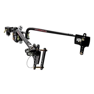 Camco Eaz-Lift ReCurve R3 600lb Camper/RV Weight Distribution Hitch - Features Adjustable Sway Control & Includes 2" Hitch Ball w/8,000lb Max Rating - 800lb Max Tongue Weight Rating (48771)