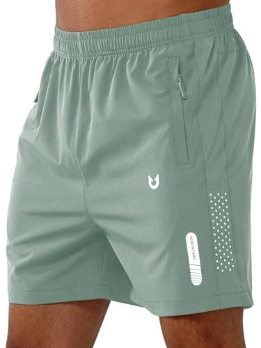 NORTHYARD Men's Athletic Running Shorts Quick Dry Workout Shorts 7"/ 5"/ 9" Lightweight Sports Gym Basketball Shorts Hiking Exercise LODENFROST-5inch L