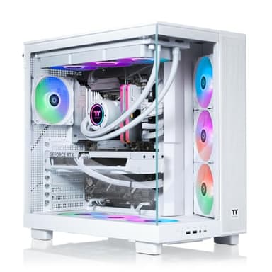 Thermaltake LCGS View 9890S-380XL Gaming Desktop (AMD Ryzen™ 7 9800X3D, 32GB 6000MT/s DDR5 RGB Memory, NVIDIA® GeForce RTX™ 5090, 2TB NVMe M.2, WiFi, Windows 11) VXLS-X870-590-LCS
