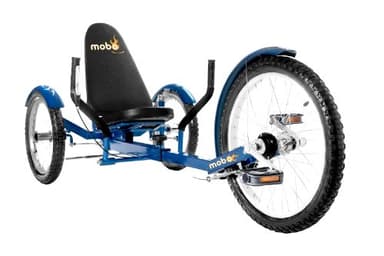 Mobo Cruiser Triton Pro Adult Recumbent Trike. Pedal 3-Wheel Bicycle. 16 Inches. Adaptive Tricycle for Teens to Seniors
