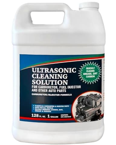 NORTHWEST ENTERPRISES Ultrasonic Cleaner Solution for Carburetors and Engine Parts. Concentrated Washing Compound for use in Ultrasonic Machines and Immersion Washers - Automotive Fluid (1 Gallon)