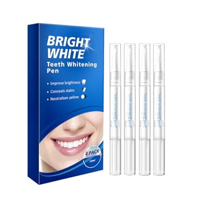 Hedhedhed Teeth Whitening Pen - Professionally Stain Removal Teeth Whitening Gel Formula, No Sensitivity Effective Teeth Whitener, Mint (4 Pack)