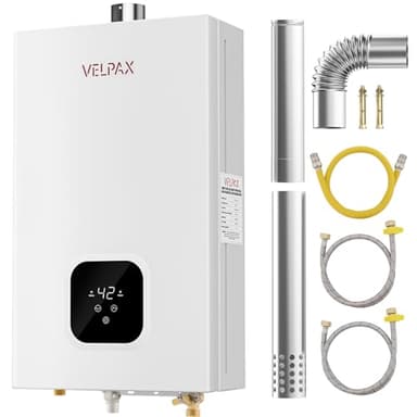 Propane Tankless Water Heater, 4.21GPM 16L Indoor,Constant propane water heater,Instant Hot Propane Gas Water Heater with Multi-Protection