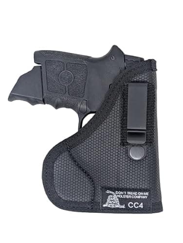 DTOM CC4 Combination Pocket/IWB Holster for S&W Bodyguard 380 - Right Hand IWB Carry, Ambidextrous Pocket Carry - NOT for Bodyguard 2 You Will Want The Larger CC2 Holster for it.