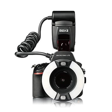Meike MK-14EXT-N I-TTL Macro Ring Flash Compatible with Nikon D7100 D7000 D5200 D5100 D5000 D3500 D3200 D3100 D90 D300S D600 with LED AF Assist Lamp