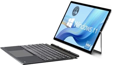 SZTPSLS Windows Tablet with Keyboard 11.6", Detachable 2 in 1 Laptop Touchscreen Windows 11, 6GB RAM 256GB Storage, Intel Celeron, 2.4G+5G WiFi, Bluetooth, USB3.0, HDMI, Dual Camera
