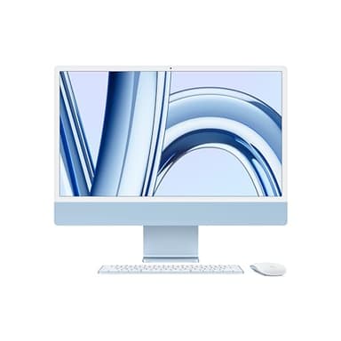 Apple 2023 24-inch iMac with Apple M3 Chip, 8GB RAM, 256GB SSD, Blue (Renewed)