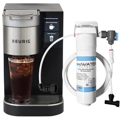 Keurig K2550 Plumbed Single Serve Commercial Coffee Maker and Tea Brewer with Direct Water Line Plumb and Filter Kit