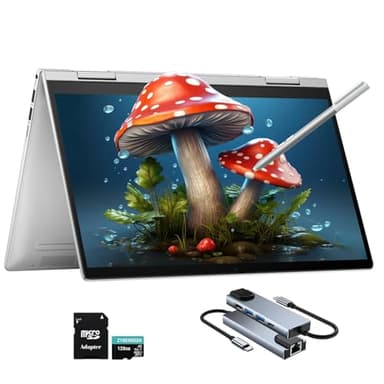 HP Envy x360 2-in-1 14" Touchscreen Laptop, Intel Core 5 120U Processor, 8GB RAM, 512GB SSD, 14" FHD IPS Display, Copilot AI, Fingerprint Reader, Backlit Keyboard, 5MP Privacy Camera, Win 11 Pro