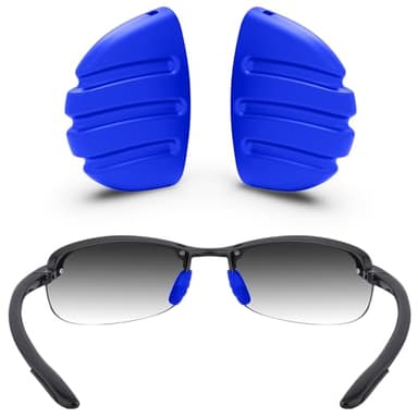 ToughAsNails Deep Blue Replacement Nose Pads for Maui Jim Makaha MJ405/Sandy Beach MJ408/Ho'okipa MJ407 Sunglasses