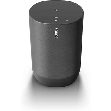 Sonos Move - Battery-powered smart speaker for outdoor and indoor listening, Wi-Fi and Bluetooth with Alexa built-in - Black