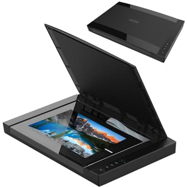 Large Format Flatbed Scanner, A3 Photo Scanner,Scan 12"x 17" in 4 Sec, Auto-Scan, Document Book Scanner