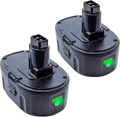 DTK 2Pack 7.0A Lithium-Ion Battery Replacement for Dewalt 18V XRP Ni-Cad DC9096 DC9098 DC9099 DE9039 DE9095 DE9096 DE9098 DW9095 DW9096 DW9098 DE9503 DC9182 18V XRP Batteries