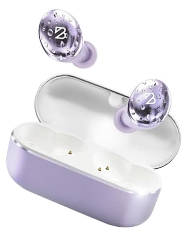 Back Bay Audio Tempo 30 Wireless Earbuds for Small Ears - Award-Winning Sound, Sweatproof Bluetooth Earbuds, Comfortable Ear Buds for Women, Purple Earphones Small Ear Canals, Long Battery Headphones