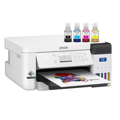 Epson SureColor F170 Dye-Sublimation Printer – Compact 8.5" x 11" Format – Includes Genuine Epson Ink, User Guide & Power Cable – Original OEM Product with Full Manufacturer Support