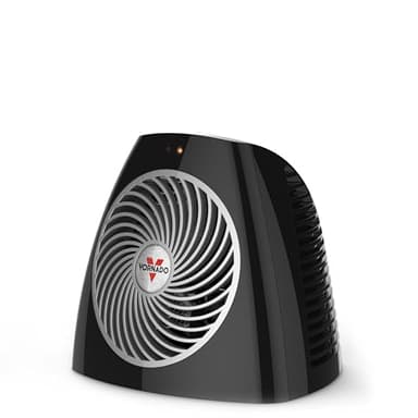 Vornado VH202 (2025) Personal Space Heater, Advanced Safety Features, 2 Heat Settings, Direct Heating, Fan Only Setting, Cool-Touch Exterior, Signature Vortex Heat Circulation, Gentle Heating, Black