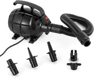 Walfront Air Pump JZ-505 600W Electric Air Pump for Inflatables and Large Inflatable Equipment 17000pa High Pressure Multifunction Air Mattress Pump AC110-120V