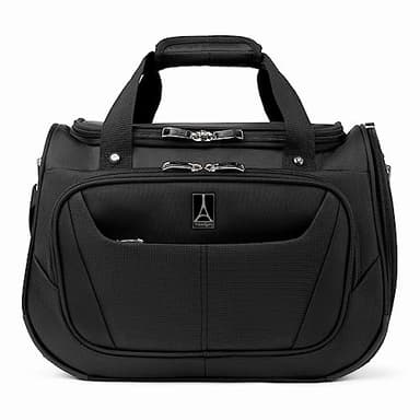 Travelpro Maxlite 5 Softside Lightweight Underseat Carry-On Travel Tote, Overnight Weekender Bag, 18-Inch — Black