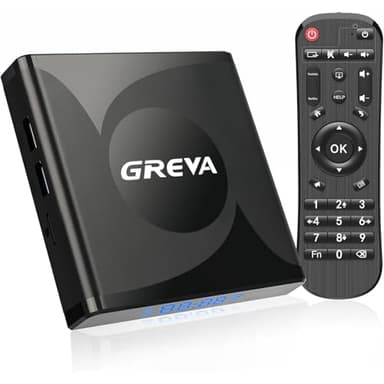 GREVA 8K TV Box Android 13.0 4GB RAM 32GB ROM Android TV Box RK3528 Chipset Support 2.4G/5.0G WiFi 6 HDR10 BT5.0 USB3.0 Ethernet LAN 3D 1080P 2K 4K+ Utral HD Smart Streaming Media Player X88 PRO13