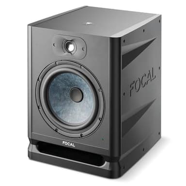 Focal Alpha 80 Evo – 8" Active 2-Way Studio Monitor, 115W RMS Bi-Amp, Slatefiber Woofer, 38Hz–22kHz, High-SPL Nearfield Reference Speaker – Sold Individually