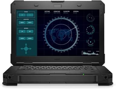 Dell Latitude Rugged 5424 Laptop Computer, Core i7-8650U 4.2 GHz, 14" FHD (920x1080) Tough Laptop, 16GB RAM, 256GB SSD Hard Drive, WiFi, Bluetooth, Windows 11 Pro(Renewed)