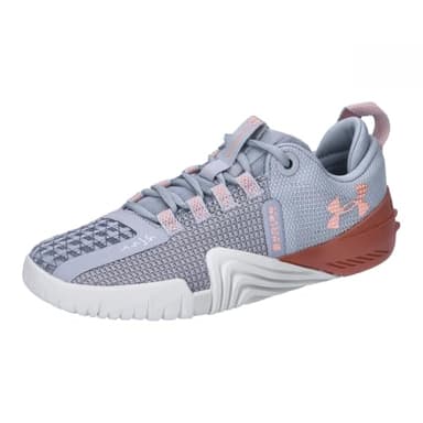Under Armour 3027342-102-9.5 Women's UA Reign 6 Training Shoes Titan Gray 9.5