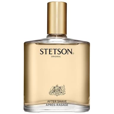 Stetson Original Aftershave - After Shave Splash for Men - Earthy and Woody Aroma with Fragrance Notes of Citrus, Patchouli, and Tonka Bean - 3.5 Fl Oz