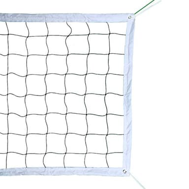 Professional Volleyball Net Outdoor Heavy Duty, All Weather Enhanced with Aircraft Steel Cable, Regulation 32x3FT Replacement Net for Backyard Beach Pool Indoor