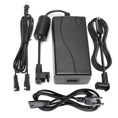 Universal Dual Motor Power Supply Transformer with AC Power Cord, L Shape DC Extension Cable and Y Splitter Cord,29V 2A Recliner Power Supply Kit-4-Piece for Recliner, Lift Chairs and Sofa