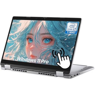 Dell Latitude 5320 2in1 Laptop i7 Win11 pro, FHD(1920x1080) i7 Laptop Touchscreen 5320 with Backlit Keyboard, Quad Core i7-11th, 16GB RAM, 512GB SSD(Renewed)