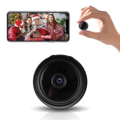 mini Camera Hidden Cameras -Nanny Cam -WiFi Wireless -1080P HD Security Camera-Best Cameras for Surveillance-Surveillance Camera with Motion Detection and Night Vision,App Control(audio not included)