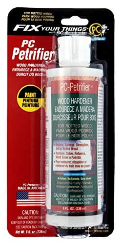 PC Products PC-Petrifier Water-Based Wood Hardener, 8 oz, Milky White 84441