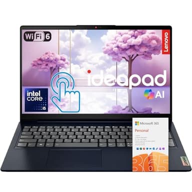Lenovo New IdeaPad 15.6" Touchscreen Business Laptop 2026 Edition | Microsoft Office Included | Intel Core i5-1335U 10-core Processor(Beats i7-1255U) | 40GB RAM - 2TB SSD | Windows 11 Home