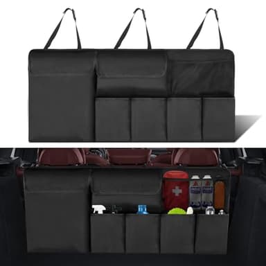 NEWFOM Car Trunk Organizer Backseat Hanging Organizer with Storage Pockets for Subaru Crosstrek, Forester, Outback, Ascent 2000-2024 2025 Car Accessories