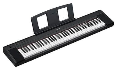 Yamaha Piaggero 76-Key Ultra-Portable Digital Piano, Premium Yamaha Voices, Graded Soft Touch Keys, Black NP35B