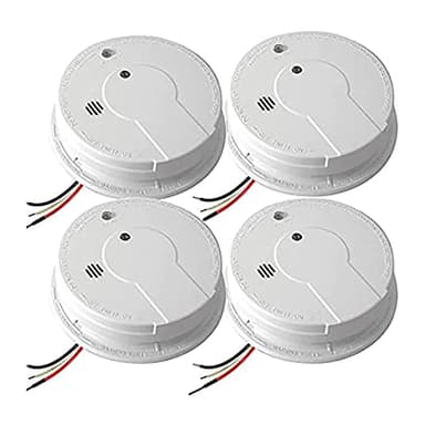 Kidde AC Hardwired Interconnect Smoke Alarm with Hush I12040 (4-Units)
