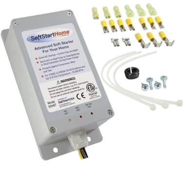 SoftStart Home – Soft Starter for Air Conditioners & Heat Pumps, Reduces Startup Power by 70%, Works with Generators, RVs & Solar, Extends Compressor Life–Up to 6 Tons (72,000 BTUs) 15 Minute Install