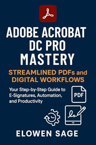 Adobe Acrobat DC Pro Mastery Streamlined PDFs and Digital Workflows: Your Step-by-Step Guide to E-Signatures, Automation, and Productivity