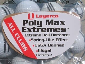 Poly Max Extremes Illegal Golf Product Banned for Taylormade JetSpeed Driver